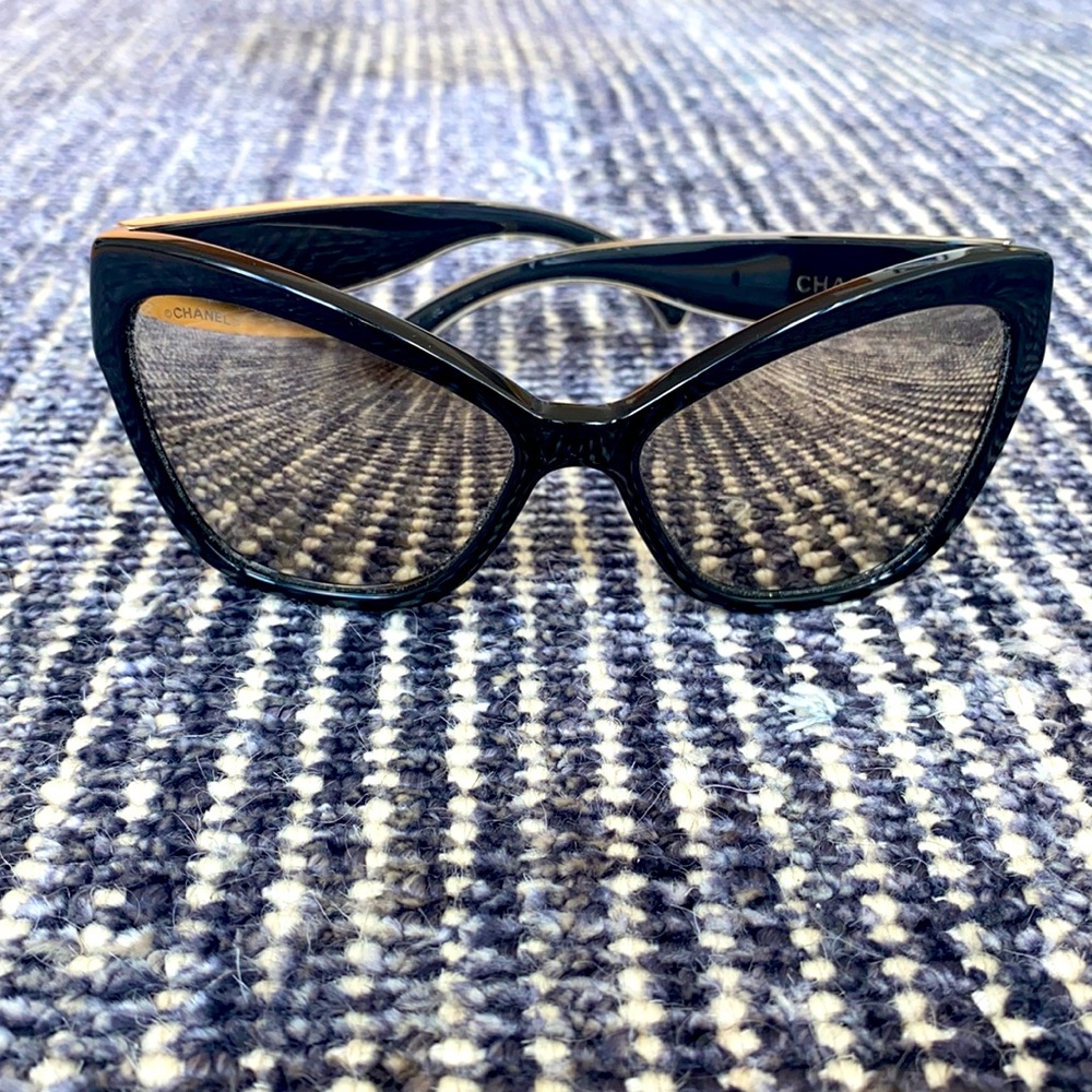 Chanel Reflective Cateye Sunglasses